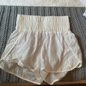 White athletic shorts NWOT